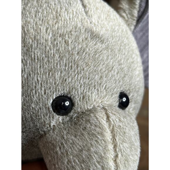 Gray Plush Elephant Stuffed Animal - Humphrey toys nursery decor - Picture 11 of 12
